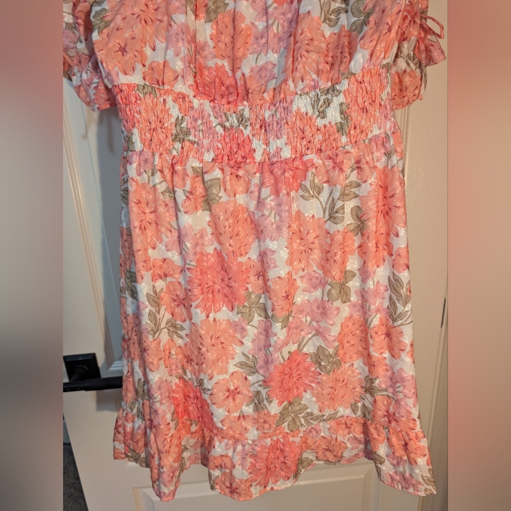 Adelyn Rae Pink Floral Dress - Picture 8 of 10